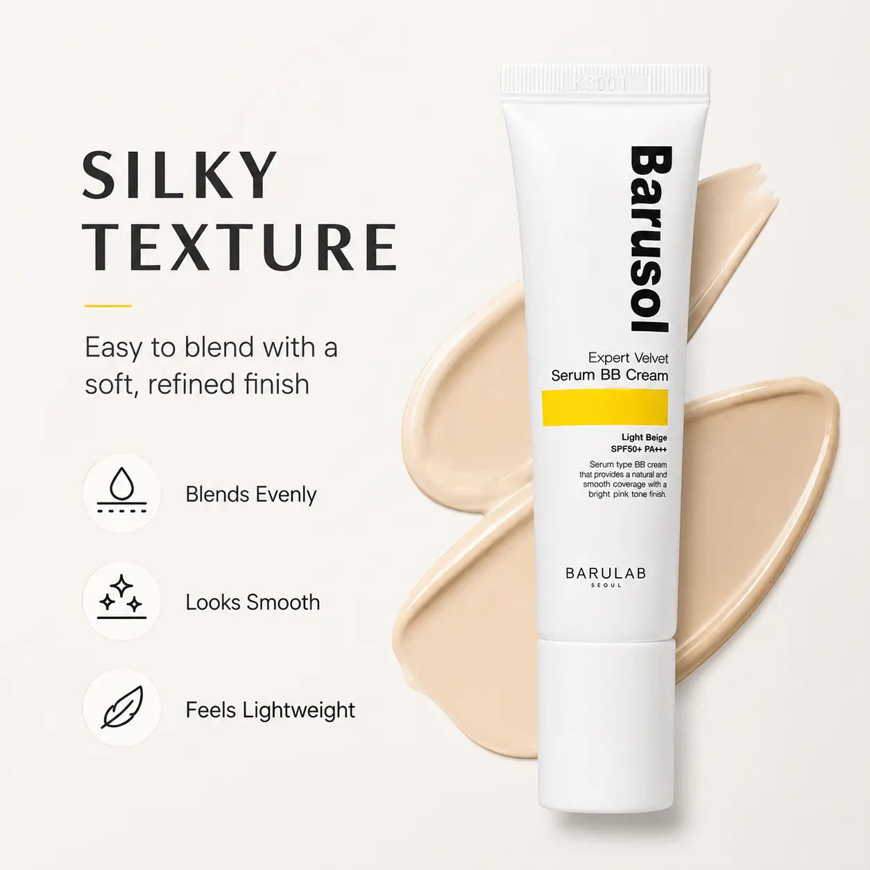 BARULAB Barusol Expert Velvet Serum BB Cream Base 30ml
