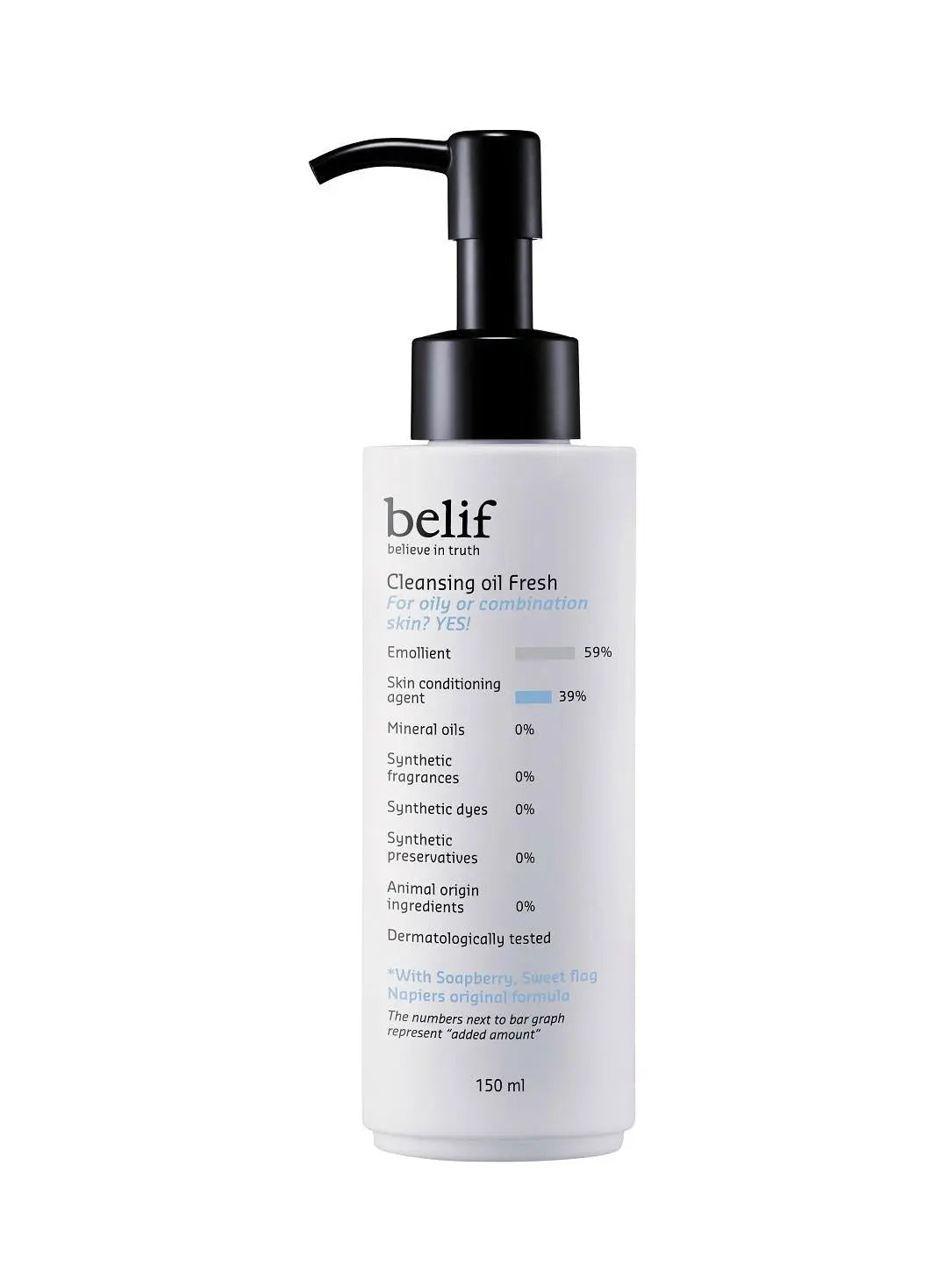 [Belif] Cleansing oil fresh 150 ml - Enrapturecosmetics