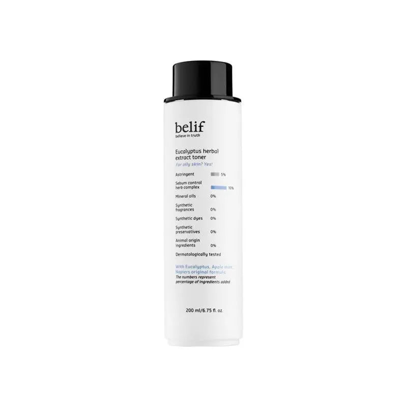 [Belif] Eucalyptus herbal extract toner 200 ml - Enrapturecosmetics