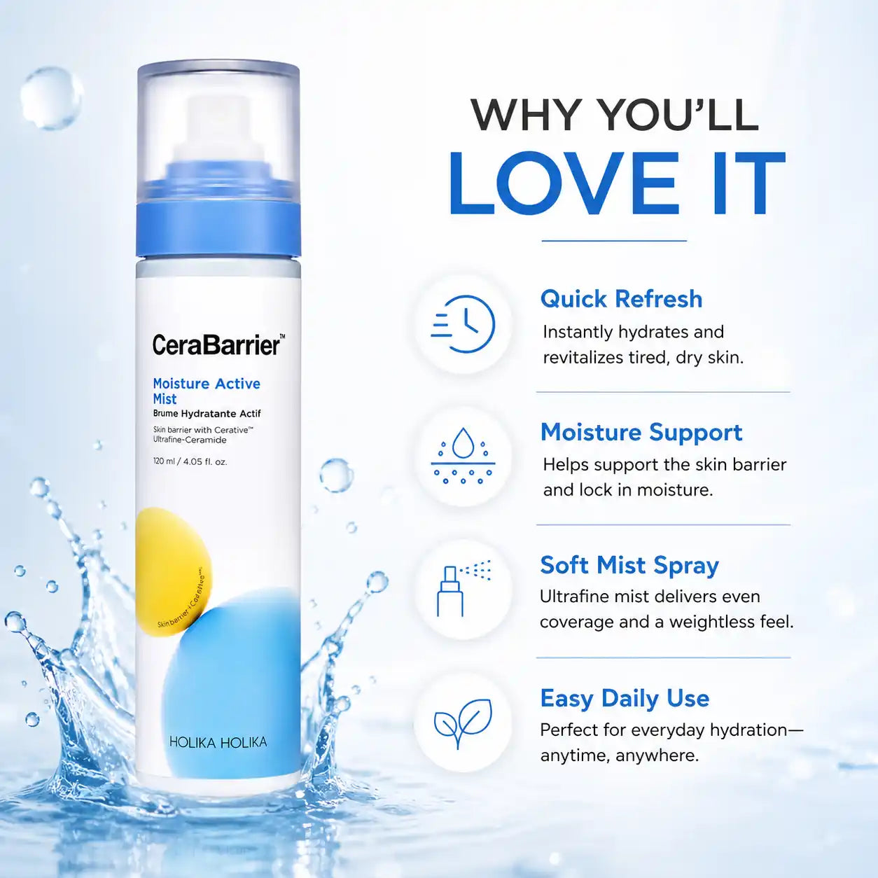 Holika Holika Cerabarrier Moisture Mist 120ml