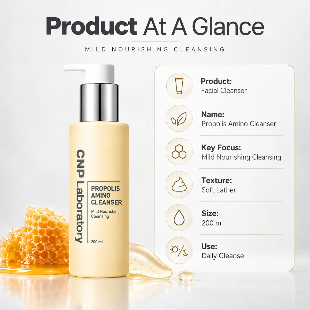 CNP Laboratory Propolis Amino Cleanser 200ml