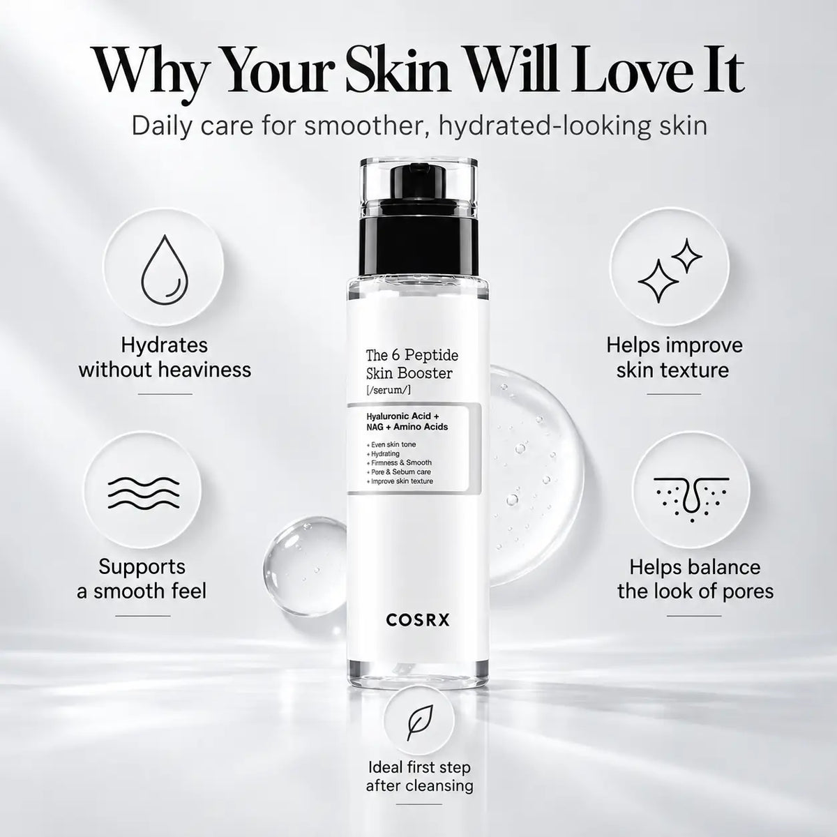 COSRX The 6 Peptide Skin Booster Serum 150ml