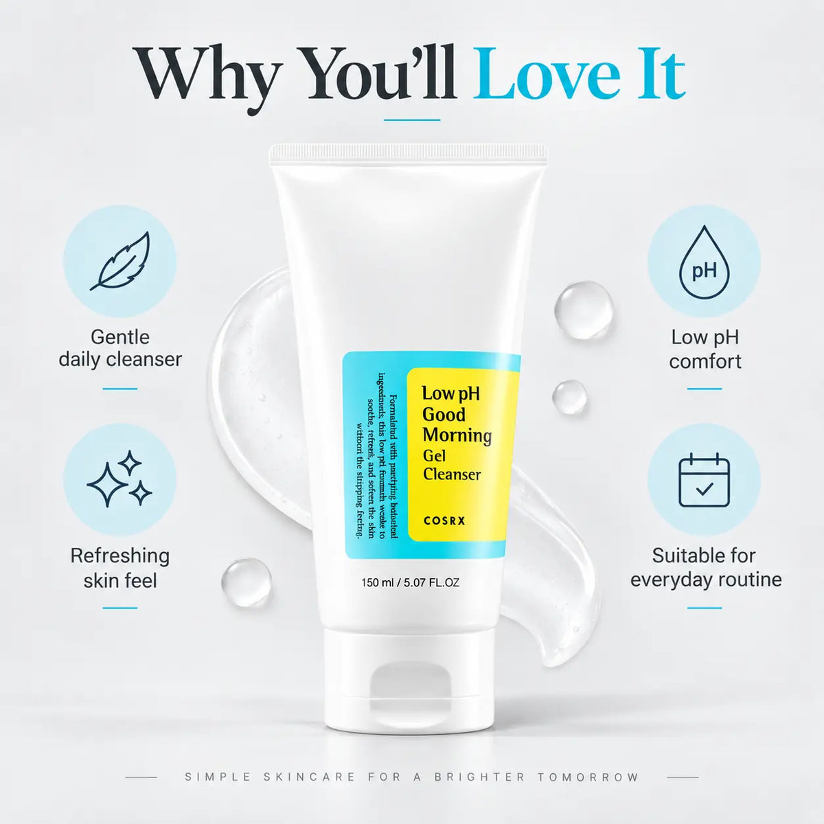 COSRX Low pH Good Morning Gel Cleanser 150ml
