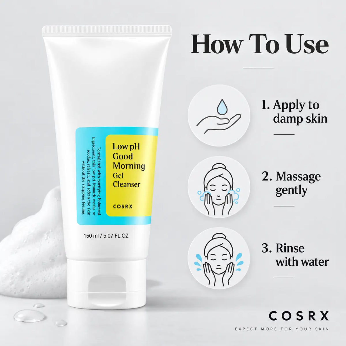 COSRX Low pH Good Morning Gel Cleanser 150ml