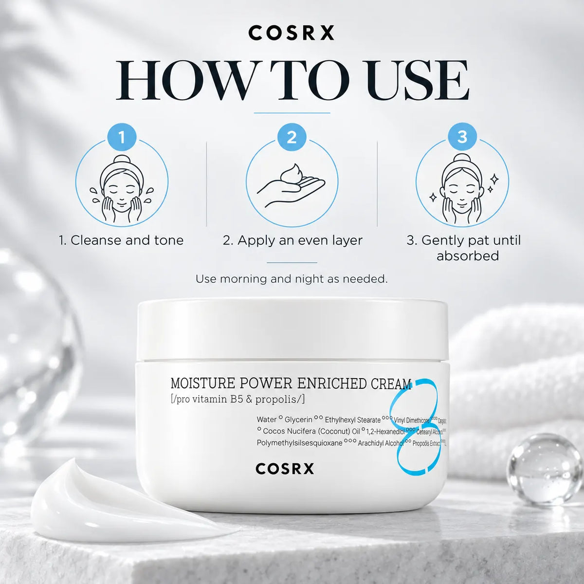 COSRX Hydrium Moisture Power Enriched Cream 50ml