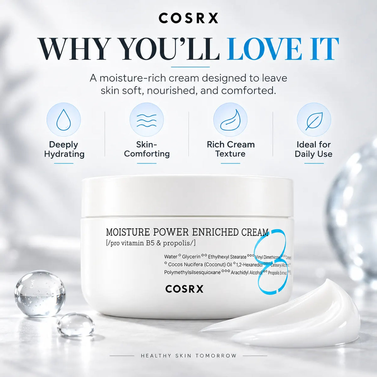 COSRX Hydrium Moisture Power Enriched Cream 50ml