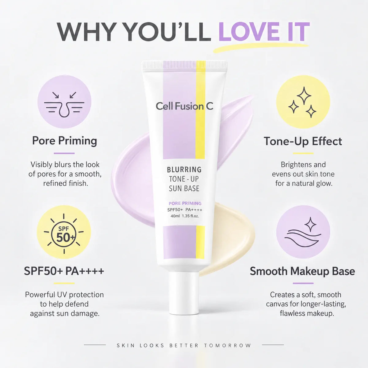 Cell Fusion C Blurring Tone Up Sun Base SPF50+ PA++++ 40ml