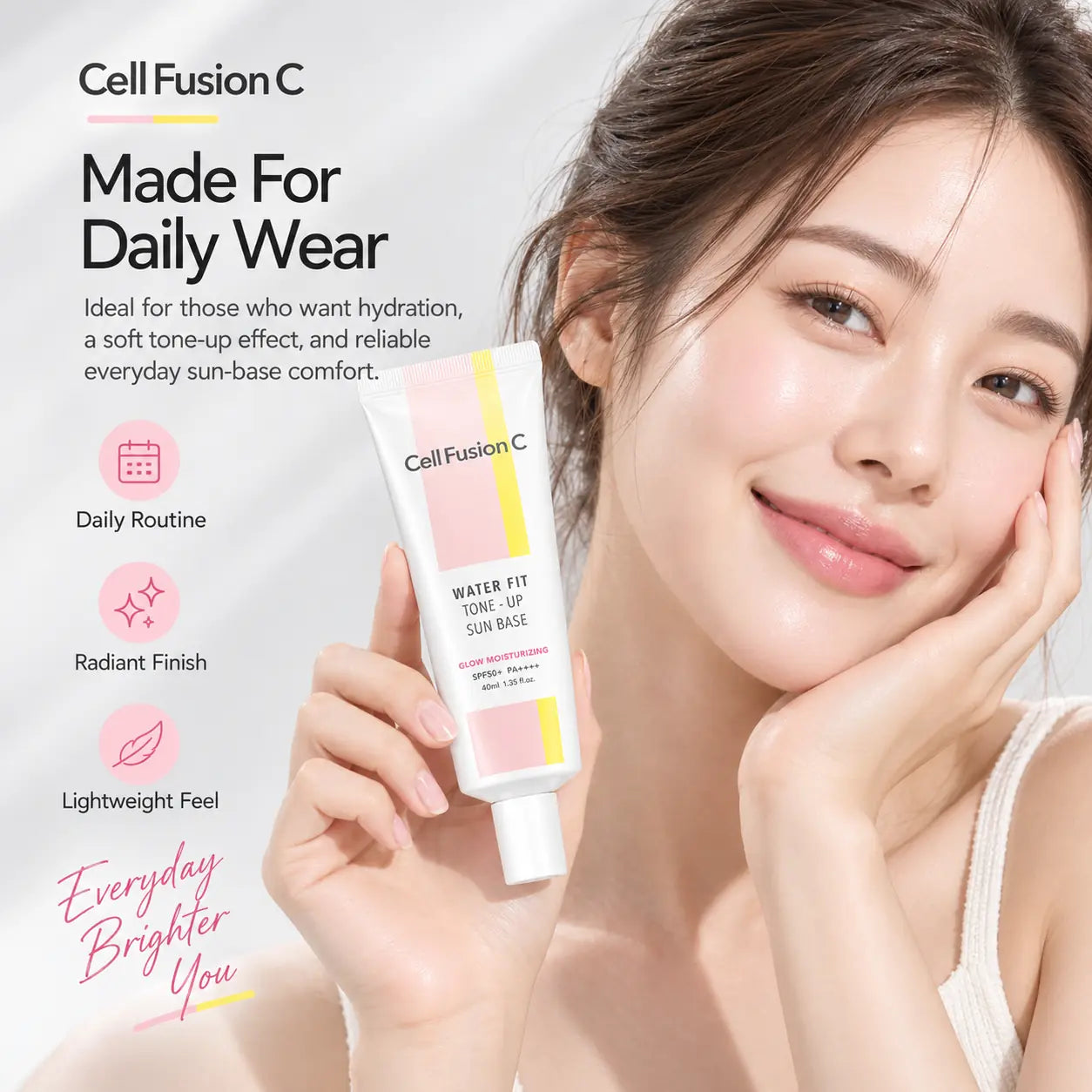 Cell Fusion C Water Fit Tone Up Sun Base SPF50+ PA++++ 40ml