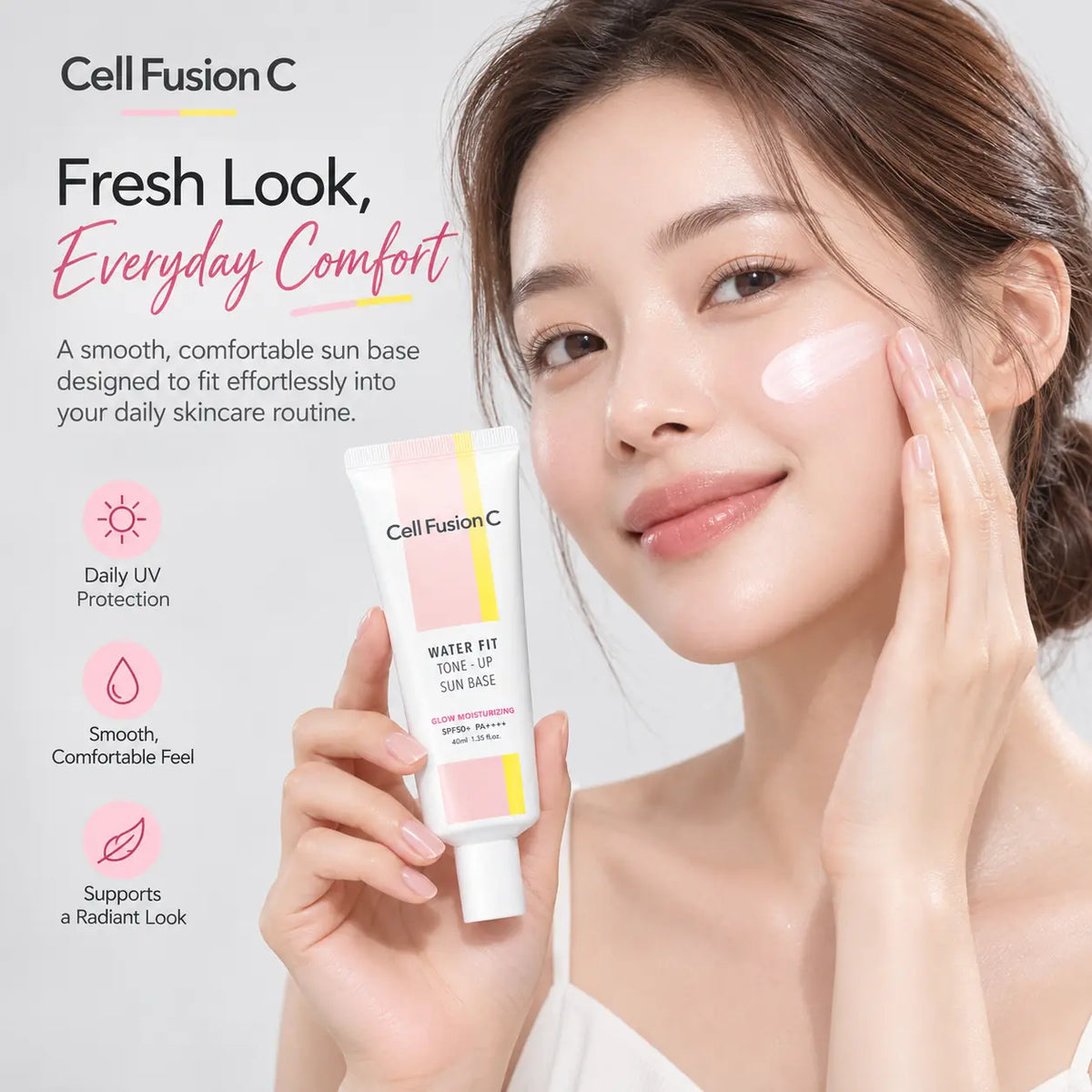 Cell Fusion C Water Fit Tone Up Sun Base SPF50+ PA++++ 40ml