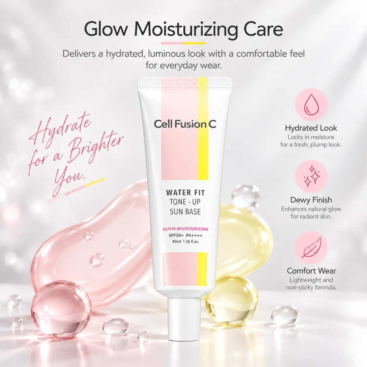 Cell Fusion C Water Fit Tone Up Sun Base SPF50+ PA++++ 40ml