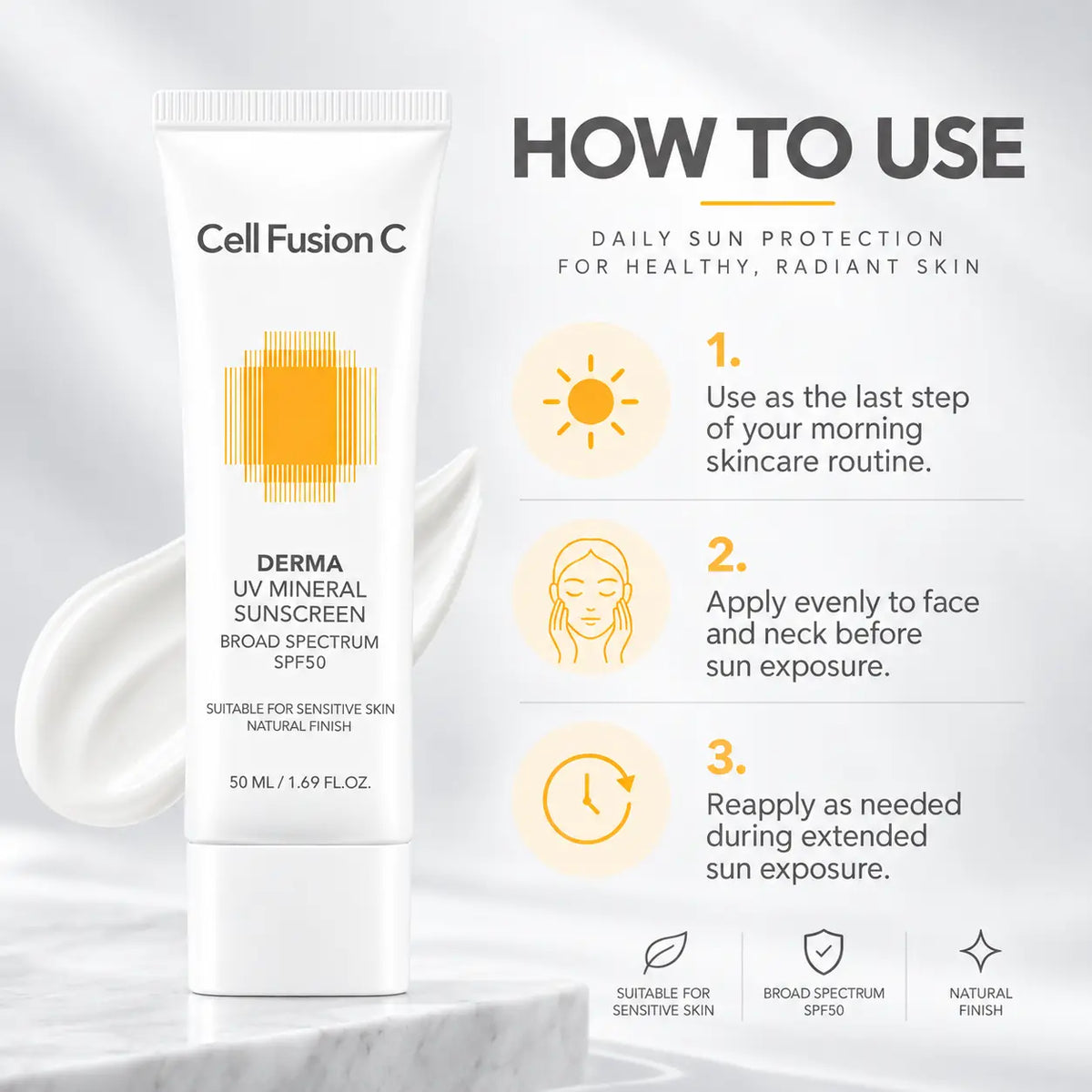 Cell Fusion C Derma UV Mineral Sunscreen 50ml