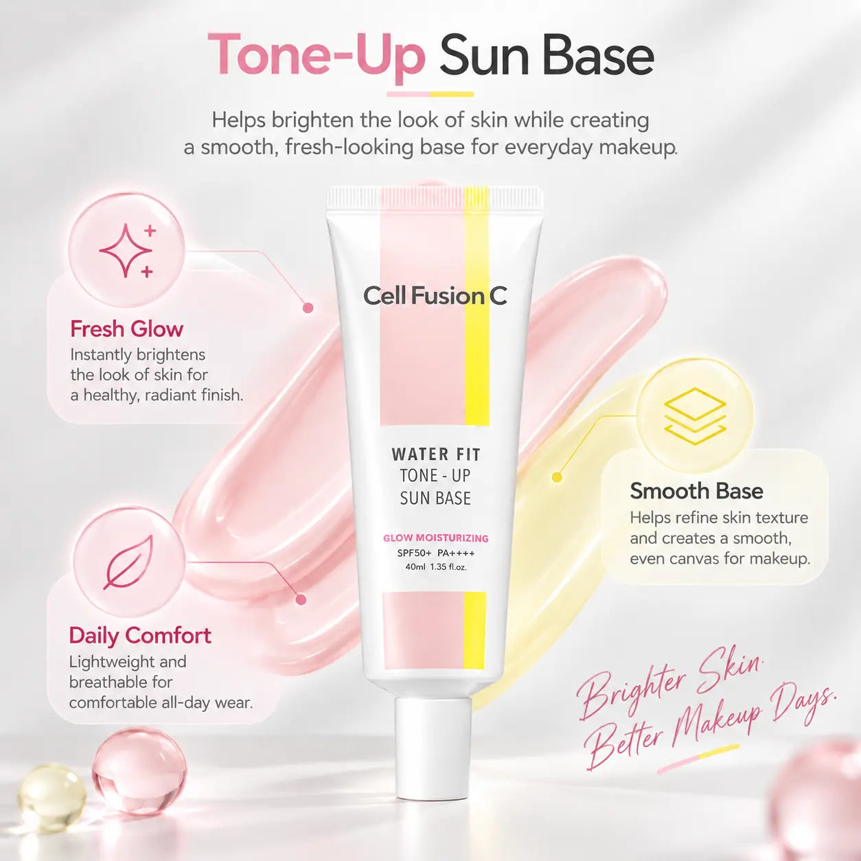 Cell Fusion C Water Fit Tone Up Sun Base SPF50+ PA++++ 40ml