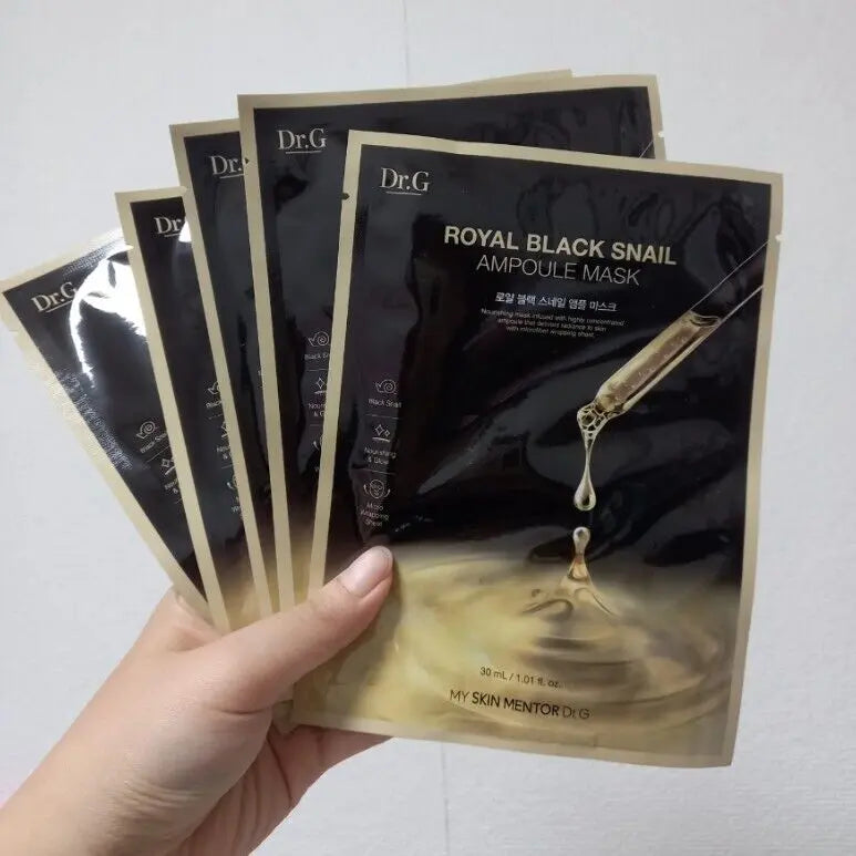 Dr.G Royal Black Snail Ampoule Mask | Enrapture Cosmetics 