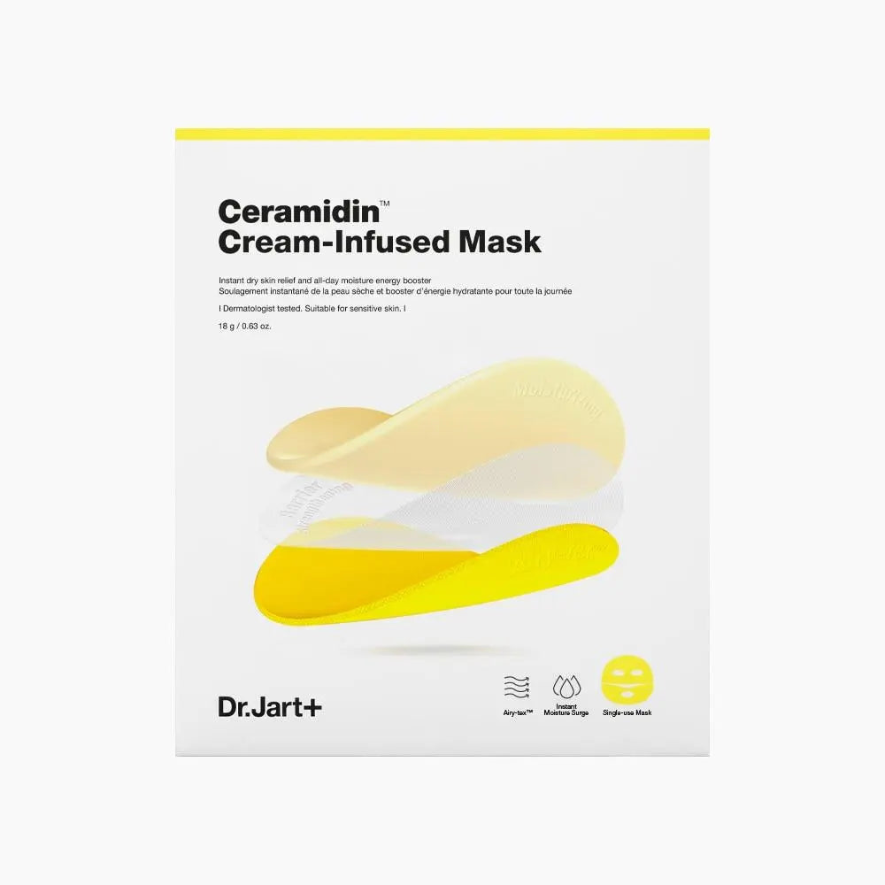 [Dr.Jart+] CERAMIDIN CREAM-INFUSED MASK 18g - 5pcs - Enrapturecosmetics