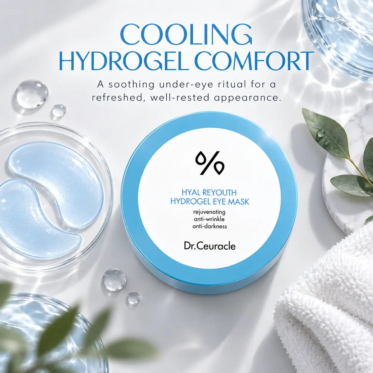 Dr. Ceuracle Hyal Reyouth Hydrogel Eye Mask /60ea 90g 90g 60ea