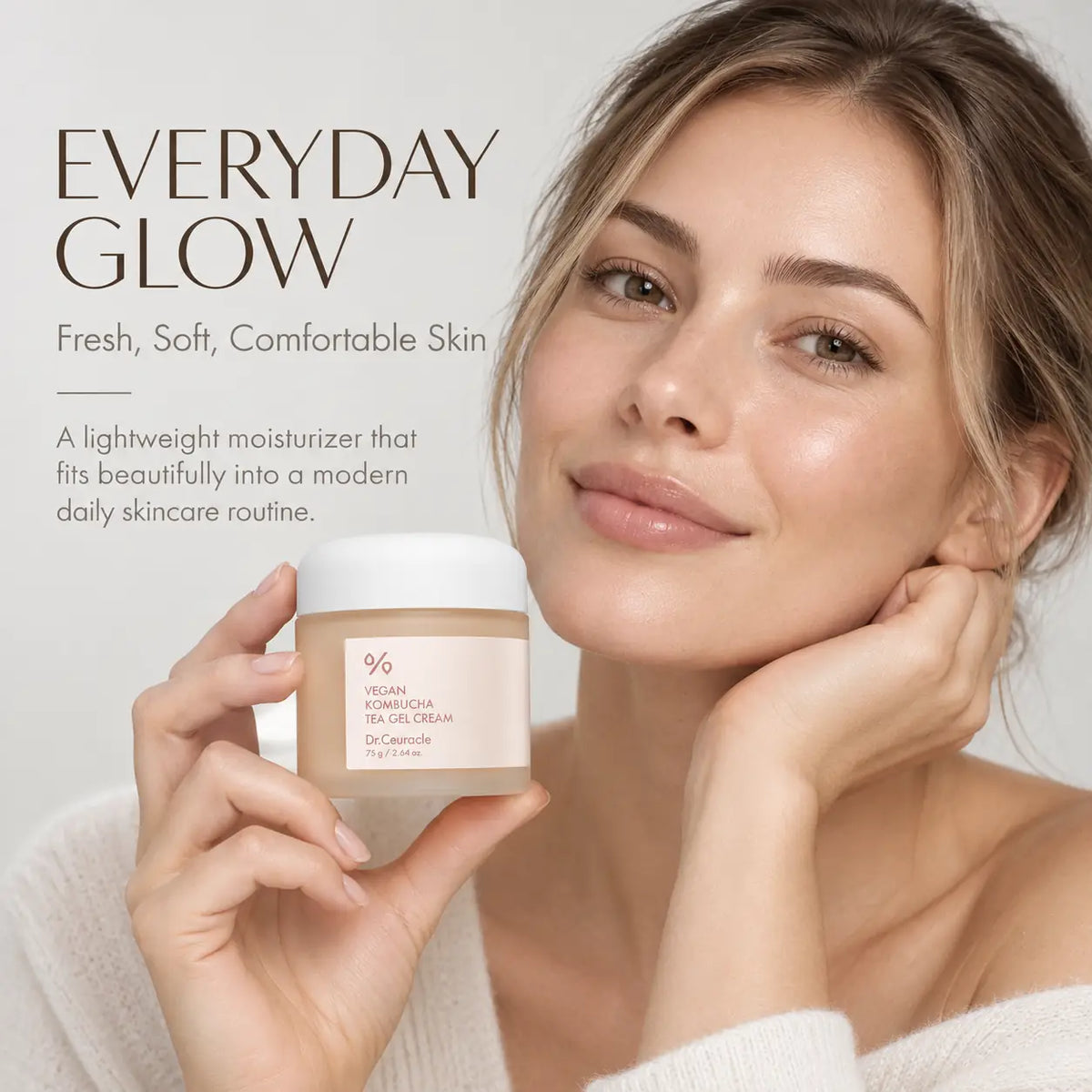 Dr. Ceuracle Vegan Kombucha Tea Gel Cream 75g