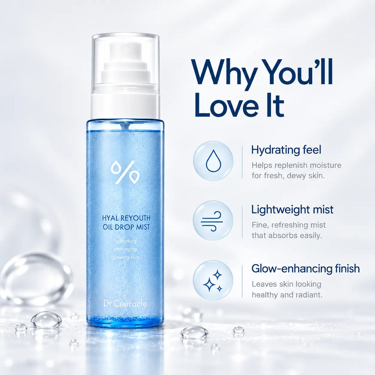 Dr. Ceuracle Hyal Reyouth Oil Drop Mist 125ml