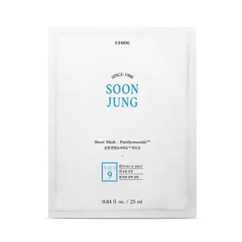[EtudeHouse] SoonJung Mask Panthensoside 10 sheets - Enrapturecosmetics