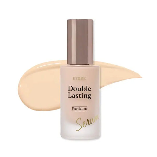 [Etudehouse] Double Lasting Serum Skin Foundation 30g -No.17N1 Neutral Vanilla - Enrapturecosmetics