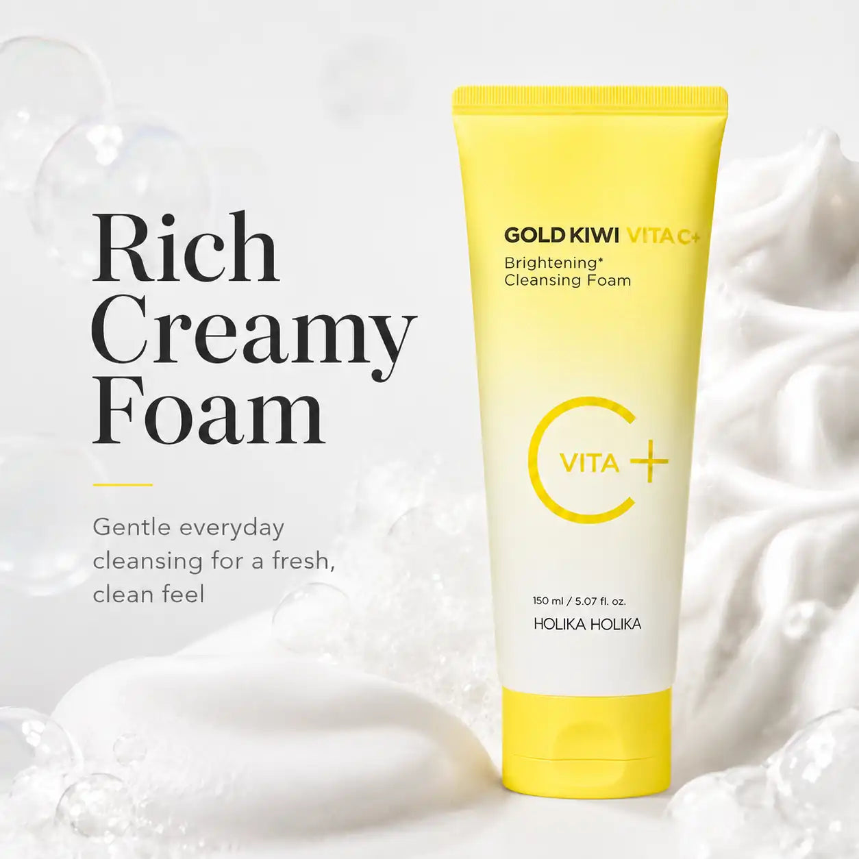 Holika Holika Gold Kiwi Vita C Cleansing Foam 150ml