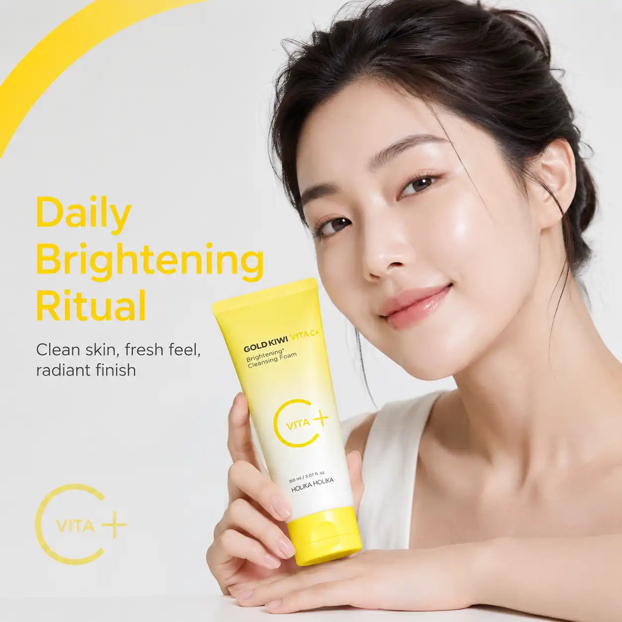 Holika Holika Gold Kiwi Vita C Cleansing Foam 150ml