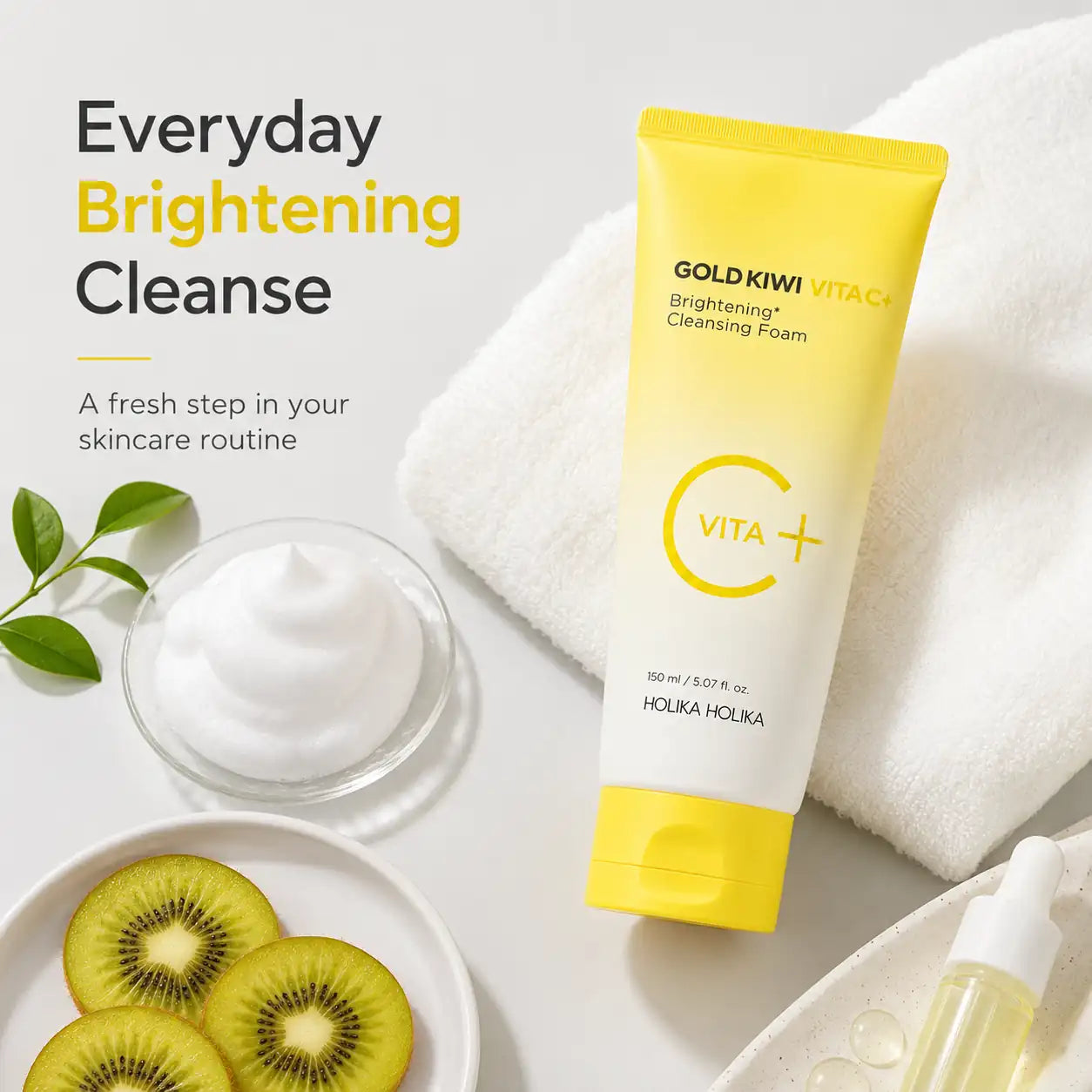 Holika Holika Gold Kiwi Vita C Cleansing Foam 150ml