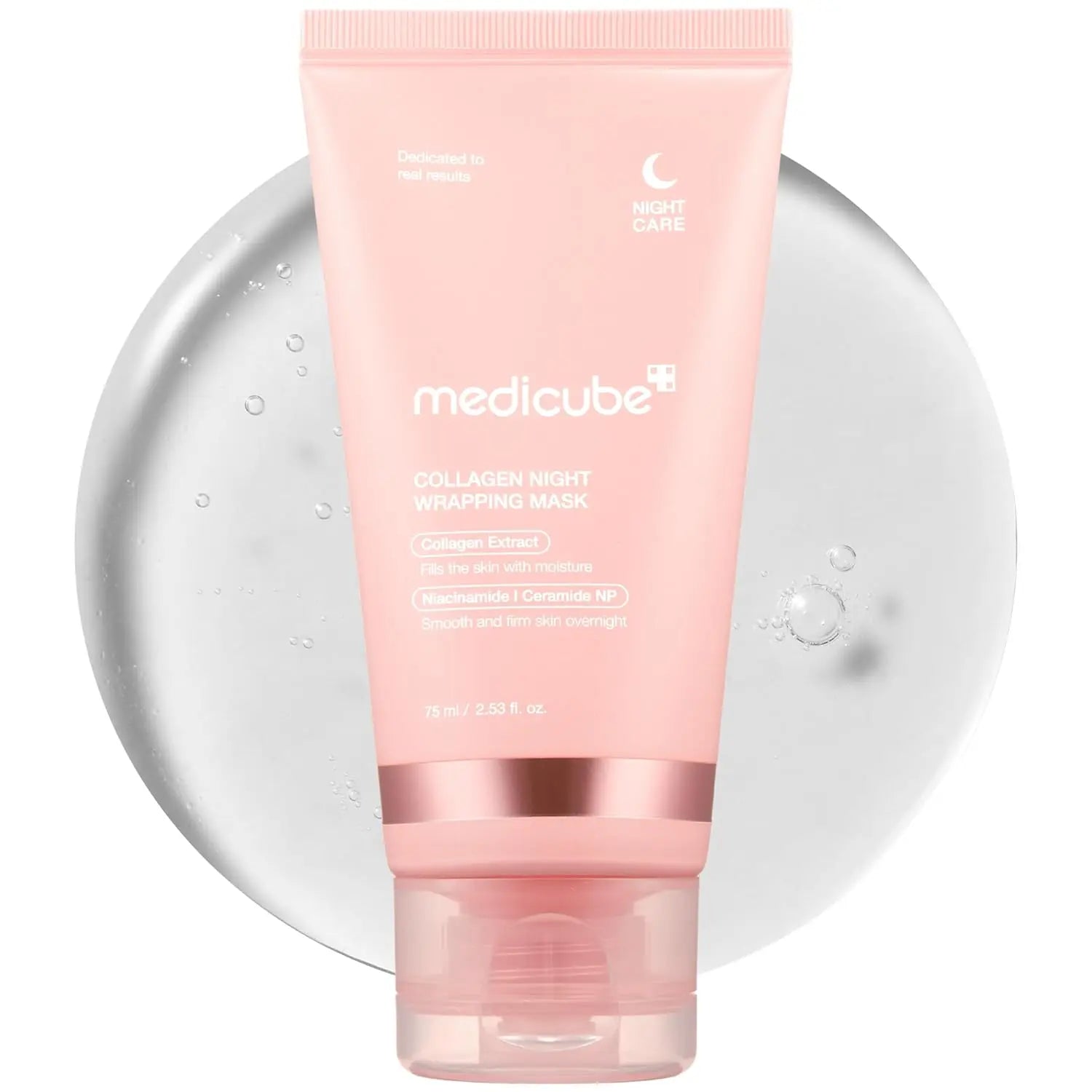 Medicube Collagen Overnight Wrapping Peel Off Facial Mask Pack 2.53 fl.oz - Enrapturecosmetics