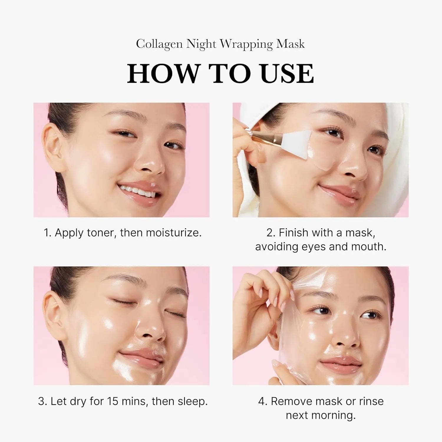 Medicube Collagen Overnight Wrapping Peel Off Facial Mask Pack 2.53 fl.oz - Enrapturecosmetics