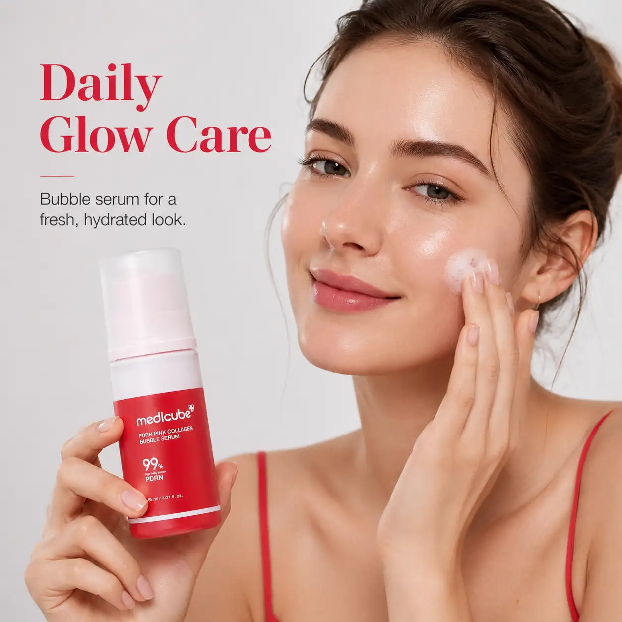 Medicube PDRN Pink Collagen Bubble Serum 95ml