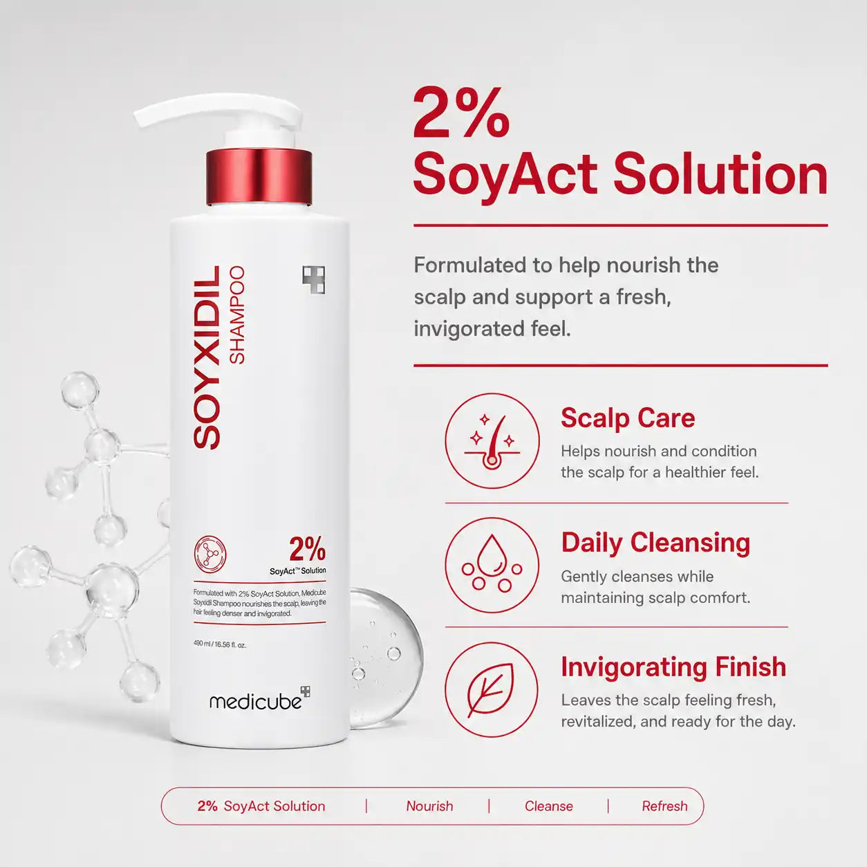Medicube Soyxidil Shampoo 490ml