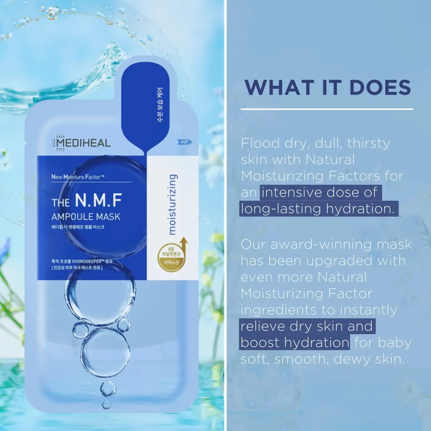 [Mediheal] The N.M.F Ampoule Mask 10ea Mediheal