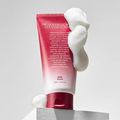 [Milk Touch] Prunus Vita Capsule Cleansing Foam 300ml - Enrapturecosmetics