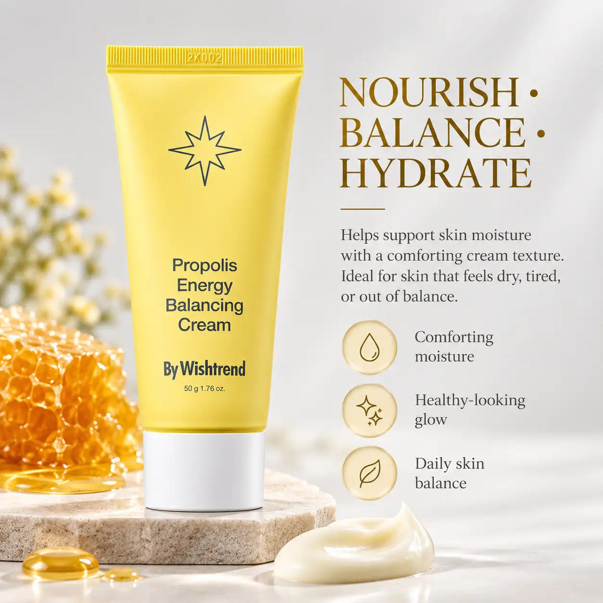 By Wishtrend Propolis Energy Balancing Cream 50g