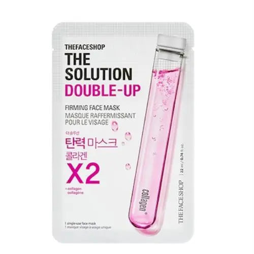 [THEFACESHOP] The Solution Double-up Firming Face Mask - Enrapturecosmetics
