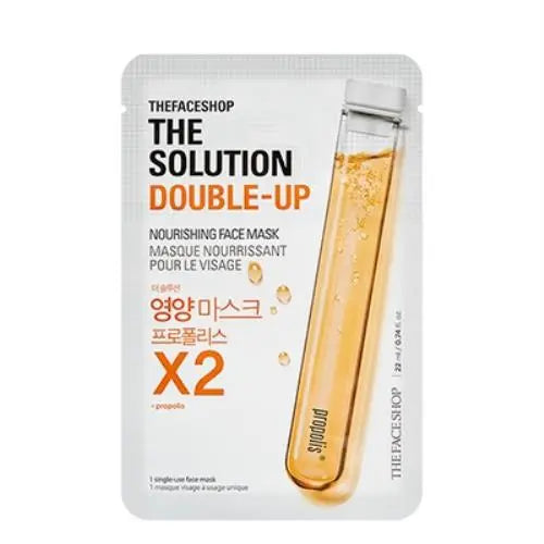 [THEFACESHOP] The Solution Double-up Nourishing Face Mask - Enrapturecosmetics