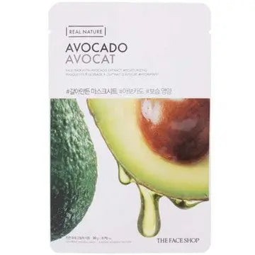 [THEFACESHOP] [1ea] Real Nature Avocado Mask (2021) - Enrapturecosmetics