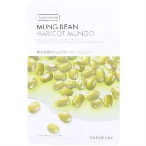 [THEFACESHOP] [renew] Natural Mask - Mungbeans 20ml - Enrapturecosmetics