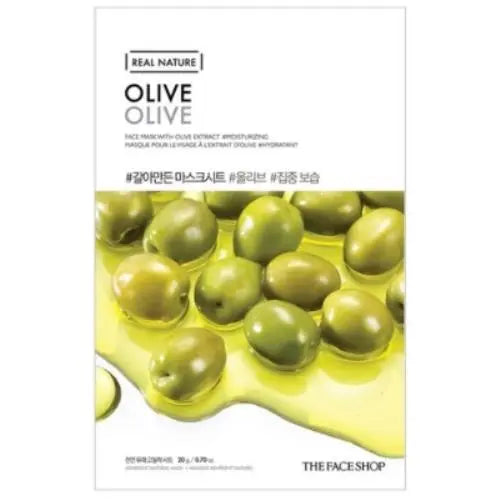 [THEFACESHOP] [renew] Natural Mask- Olive 20ml - Enrapturecosmetics