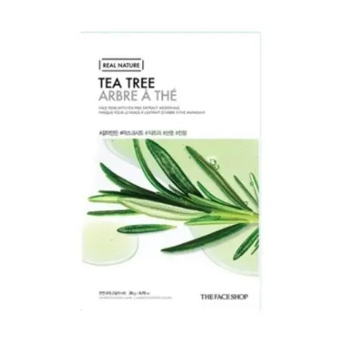 [THEFACESHOP] [renew] Real Nature Tea Tree Mask 20g - Enrapturecosmetics