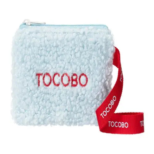 [TOCOBO] Light Blue Fur Pouch