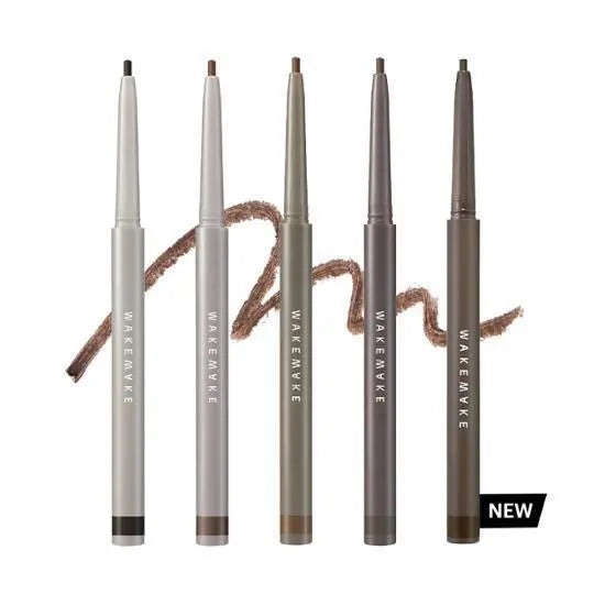 [WAKEMAKE] Real Ash Pencil Liner 0.14g - #02 Dark Ash Brown - Enrapturecosmetics