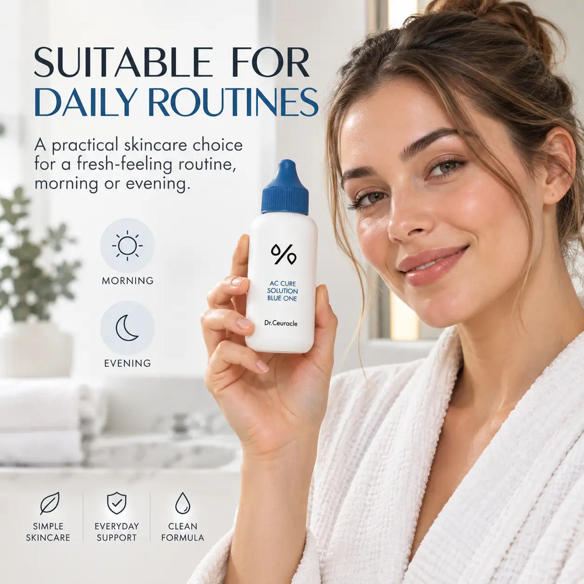 Dr. Ceuracle AC helps care for Solution Blue One 50ml