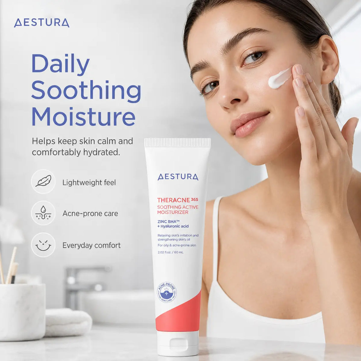 AESTURA THERACNE365 Soothing Active Moisturizer 60ml