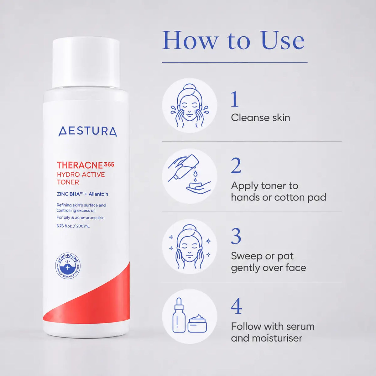 AESTURA Theracne Hydro Active Toner 200ml