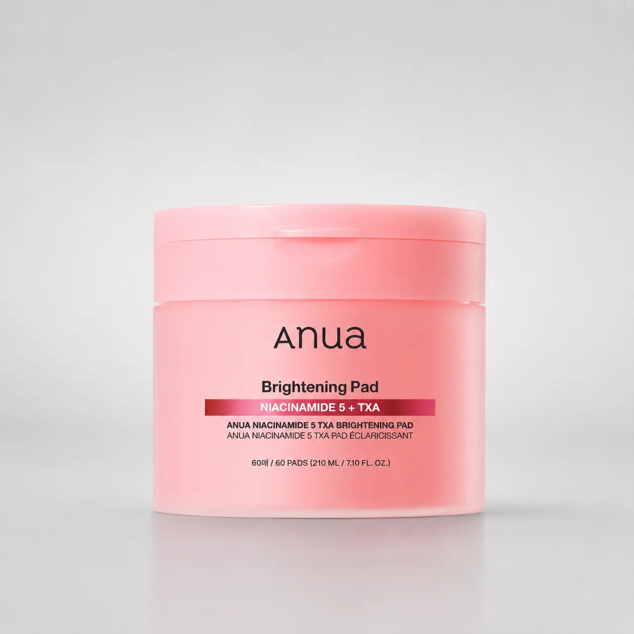 ANUA Niacinamide 5 TXA Brightening Pad jar shown upright against a plain background