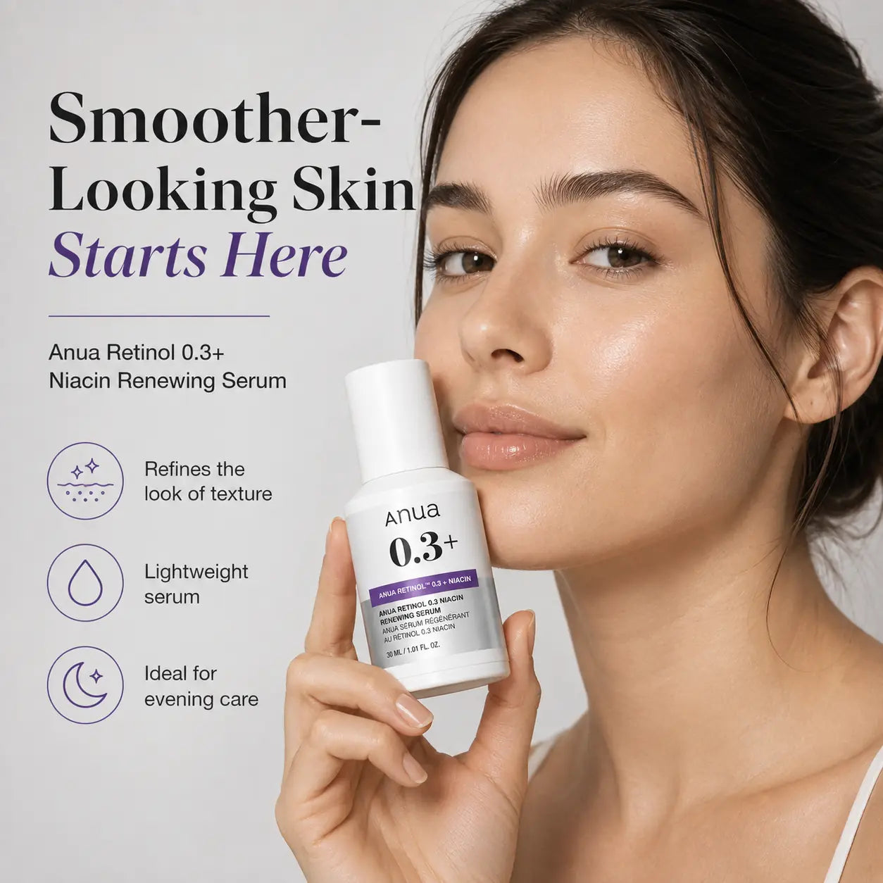 ANUA Nano Retinol 0.3% Niacin Renewing Serum 30ml