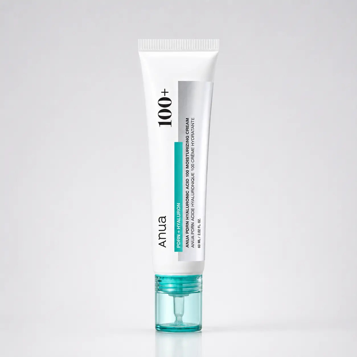 ANUA PDRN Hyaluronic Acid 100 Moisturizing Cream tub shown upright against a plain background