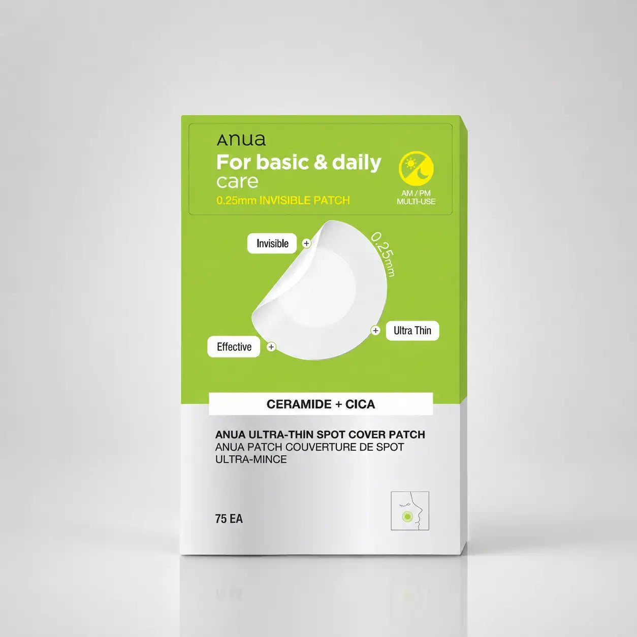 ANUA Ultra-Thin Spot Cover Patch jar shown upright against a plain background