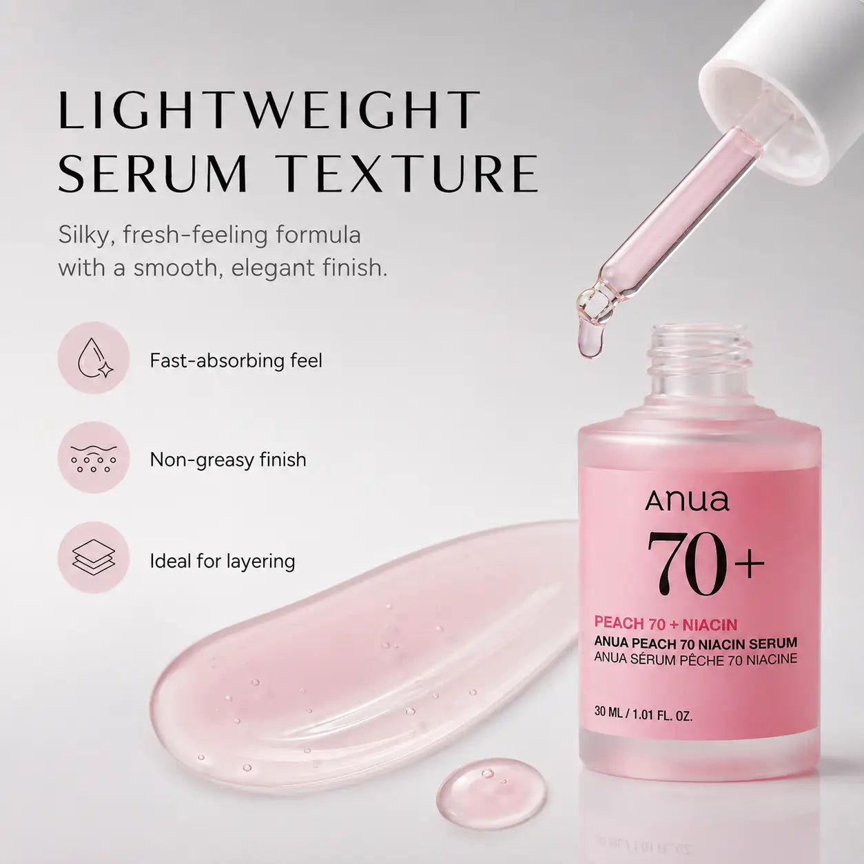 ANUA Peach 70% Niacinamide Serum 30ml