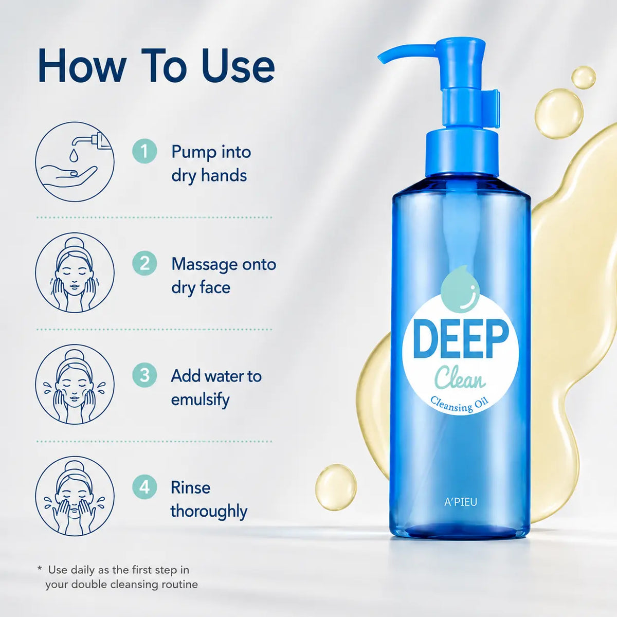 A'pieu Deep Clean Cleansing Oil 160ml
